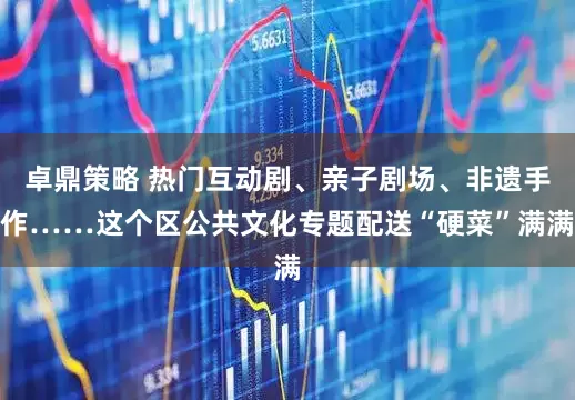 卓鼎策略 热门互动剧、亲子剧场、非遗手作……这个区公共文化专题配送“硬菜”满满